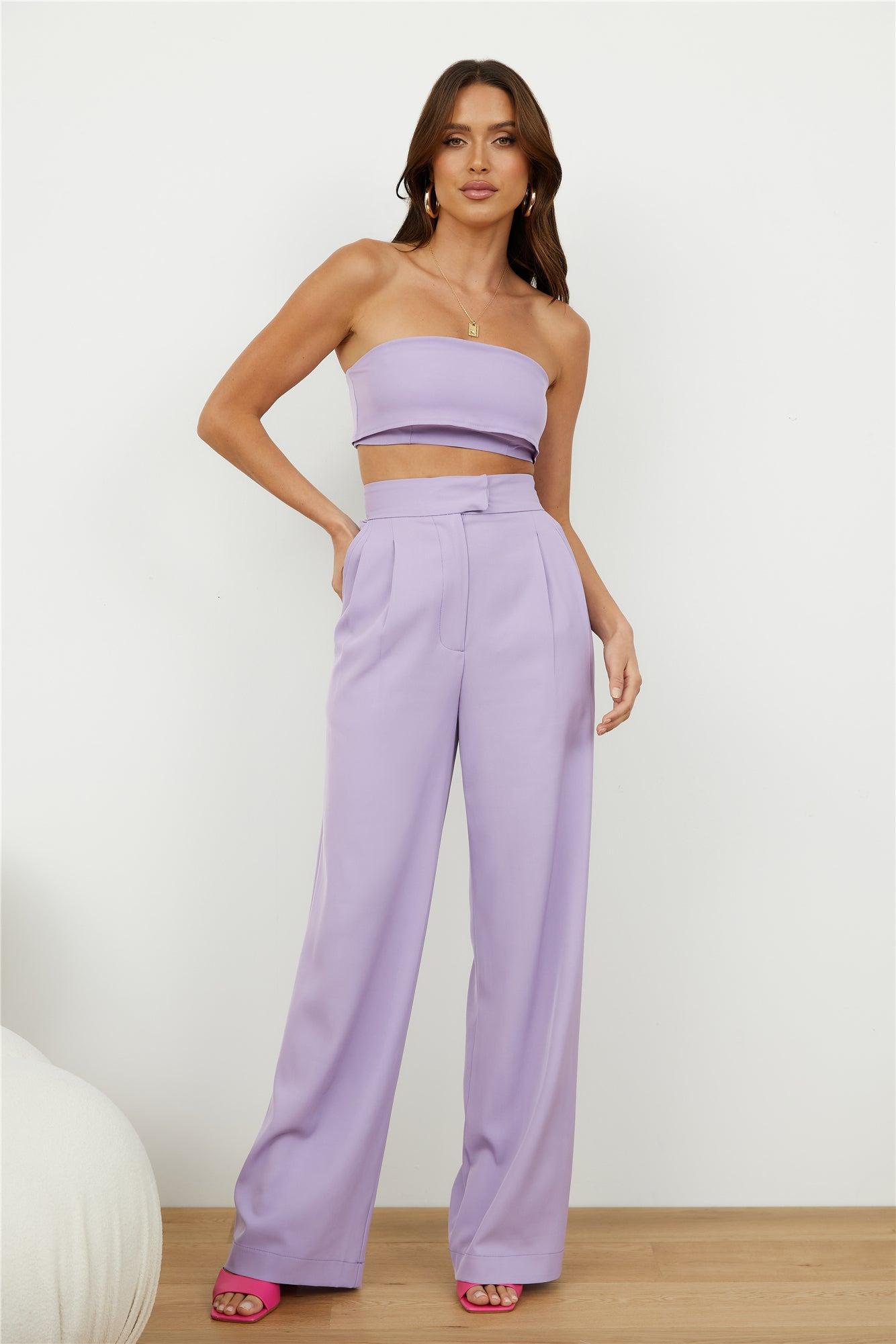 Blind Love Pants Lilac  Product Image