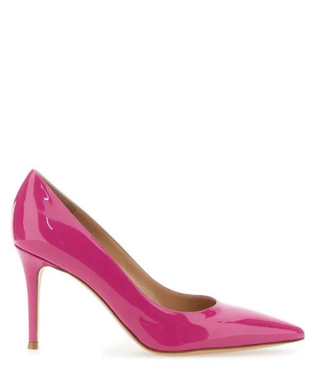 GIANVITO ROSSI Decolleté Gianvito 85 In Fuchsia Product Image