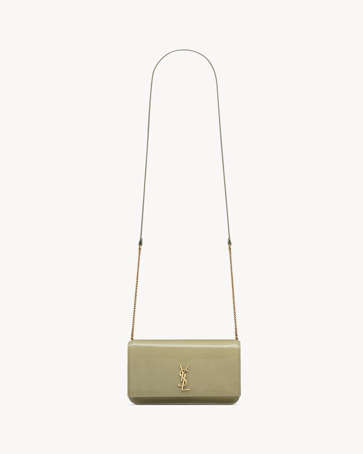 CASSANDRE phone holder in smooth leather | Saint Laurent | YSL.com Product Image