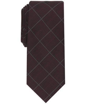 Men's Gering Plaid Tie, Created for Macy's  Product Image