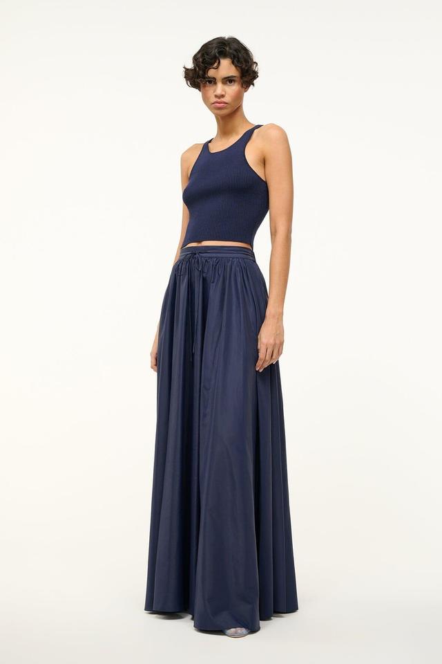 MAXI EDEN SKIRT | NAVY Product Image