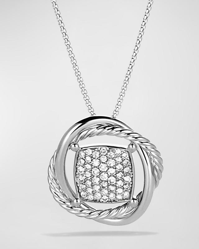 David Yurman Infinity Pendant with Diamonds on Chain Product Image