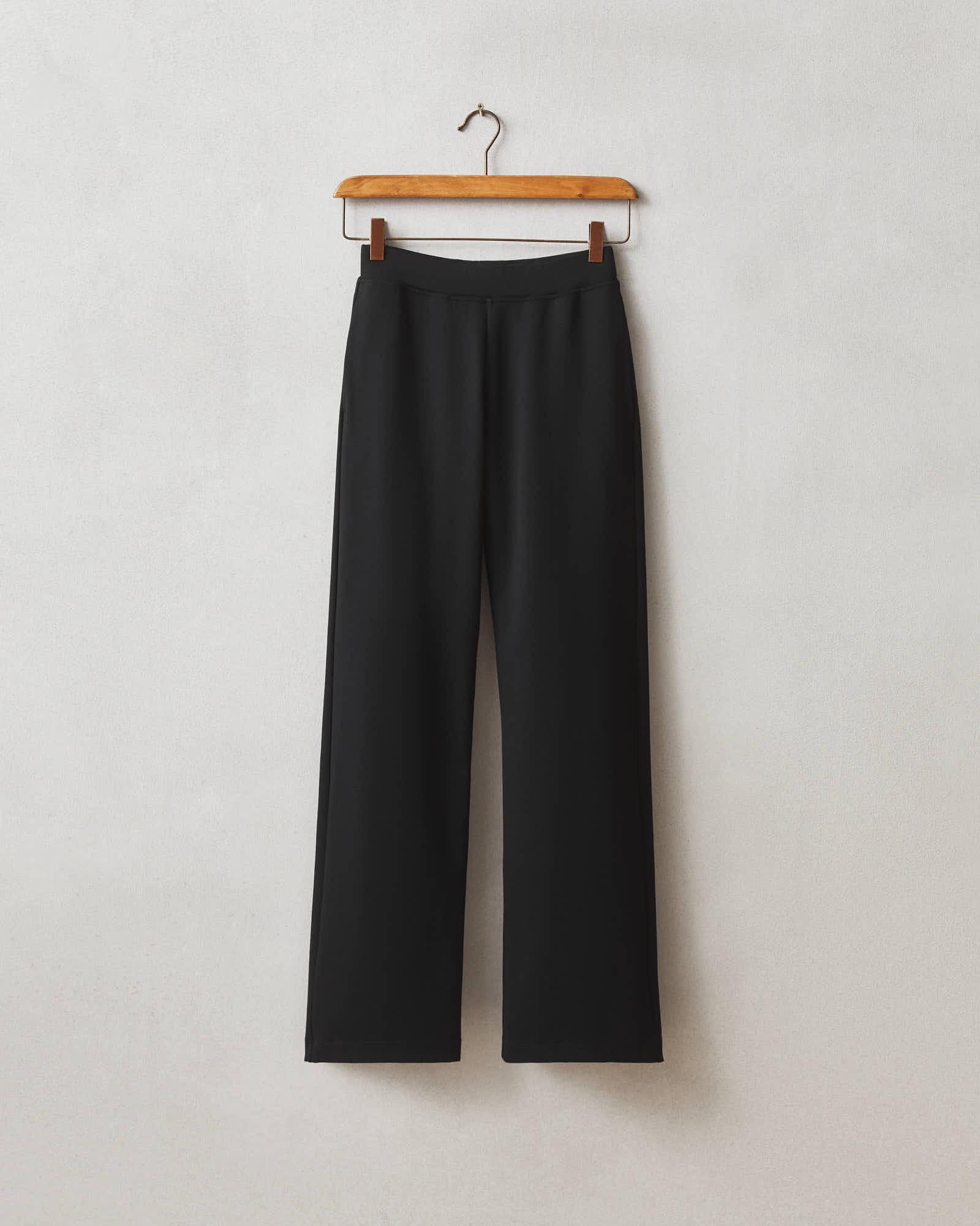 Ponte Straight Pant - Super Black Product Image