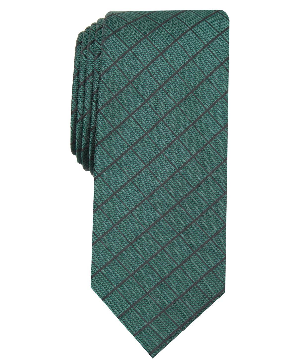 Men's Slim Grid Tie, Created for Macy's  Product Image