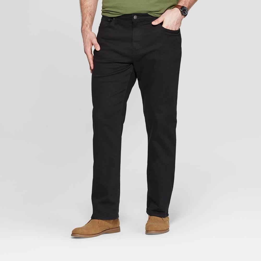 Mens Big & Tall Slim Straight Fit Jeans - Goodfellow & Co Black 38x36 Product Image