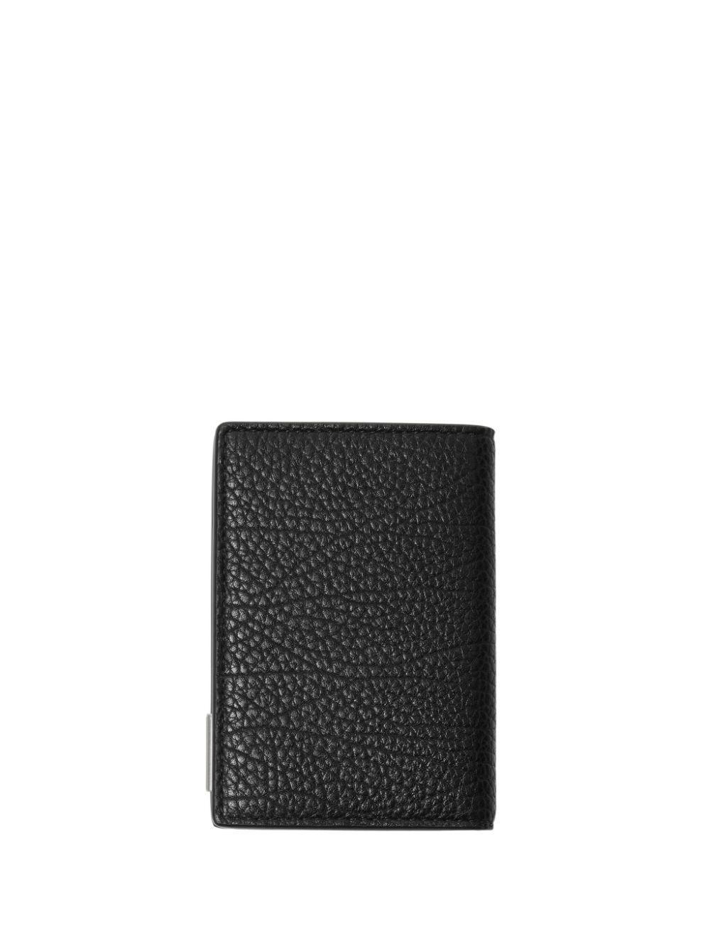 BURBERRY B-cut Lambskin Cardholder In Black Product Image