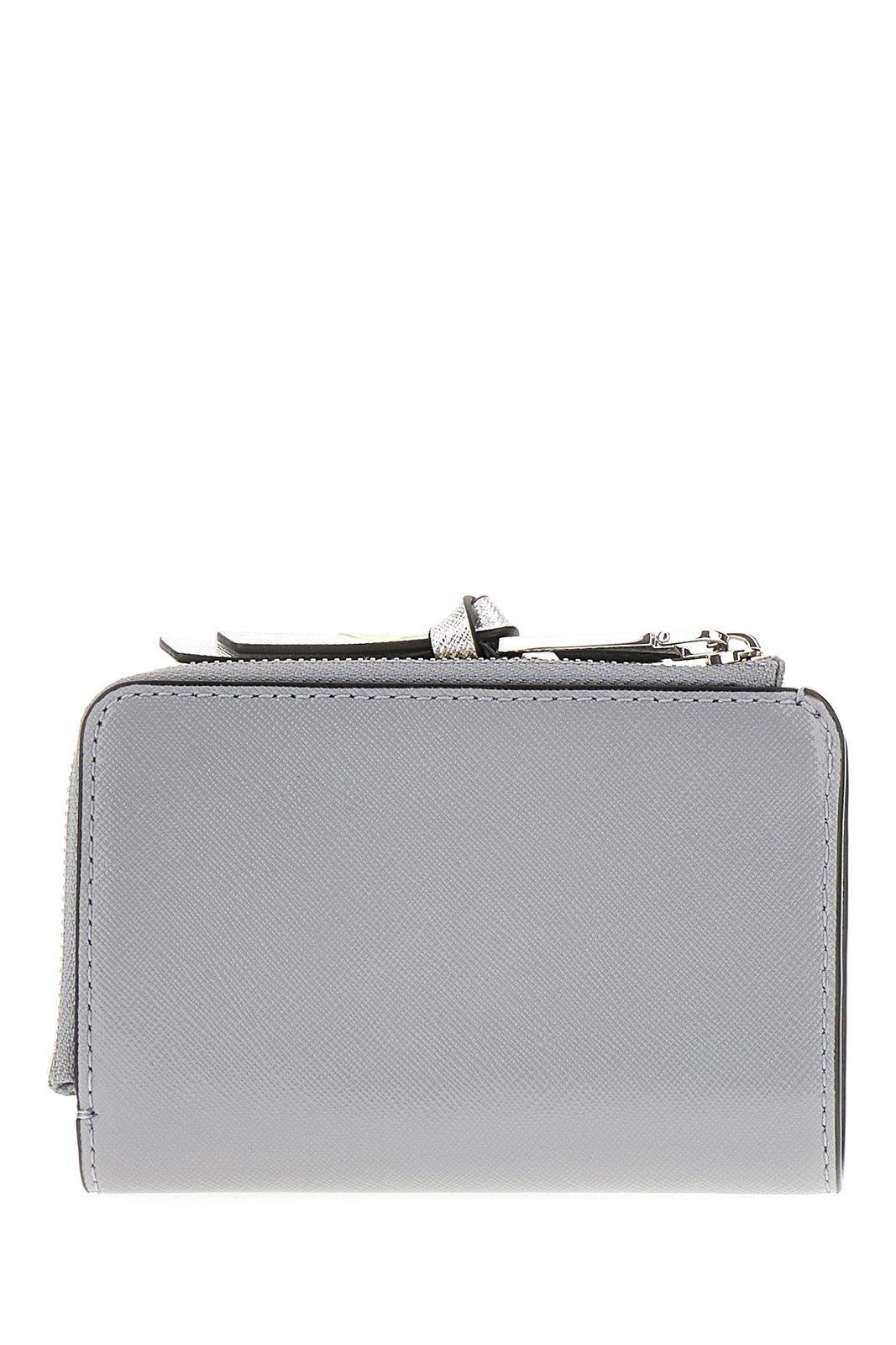 MARC JACOBS The Utility Snapshot Slim Bifold Wallet In Grey Product Image