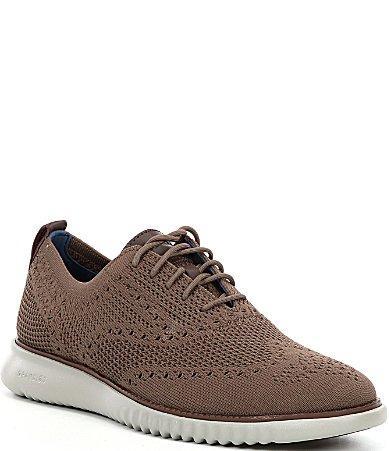 Cole Haan Mens 2.ZERGRAND Knit Stitchlite Wingtip Oxfords Product Image