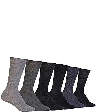 Lauren Ralph Lauren Womens Ribbed Trouser Socks 6 Pack Product Image