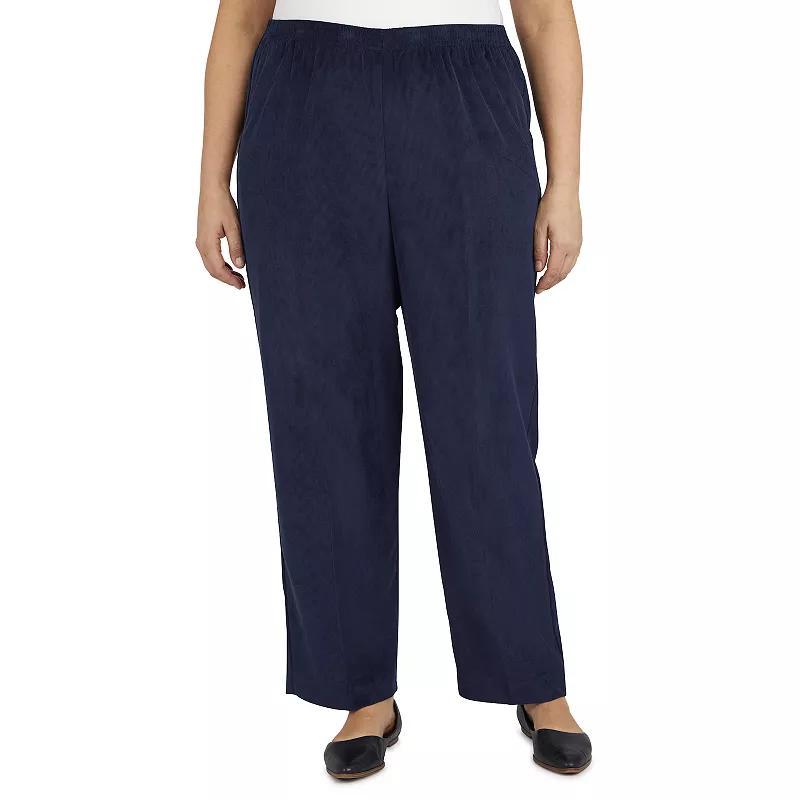 Plus Size Alfred Dunner Solid Classics Corduroy Pants - Short Product Image