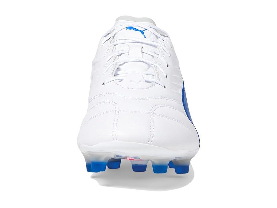 PUMA King Pro Fg/Ag (Puma -Bluemazing-Flat Light Gray) Women's Soccer Shoes Product Image