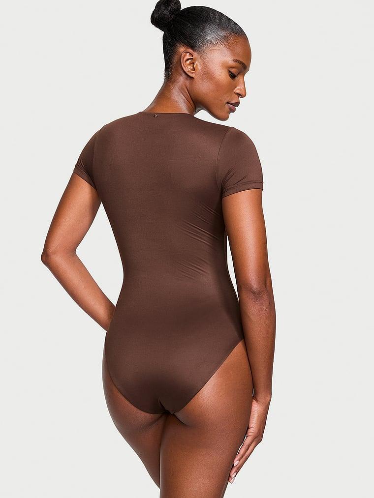 BODYWEAR by Victoria with FeatherSoft™ Innovation Short-Sleeve Bodysuit Product Image