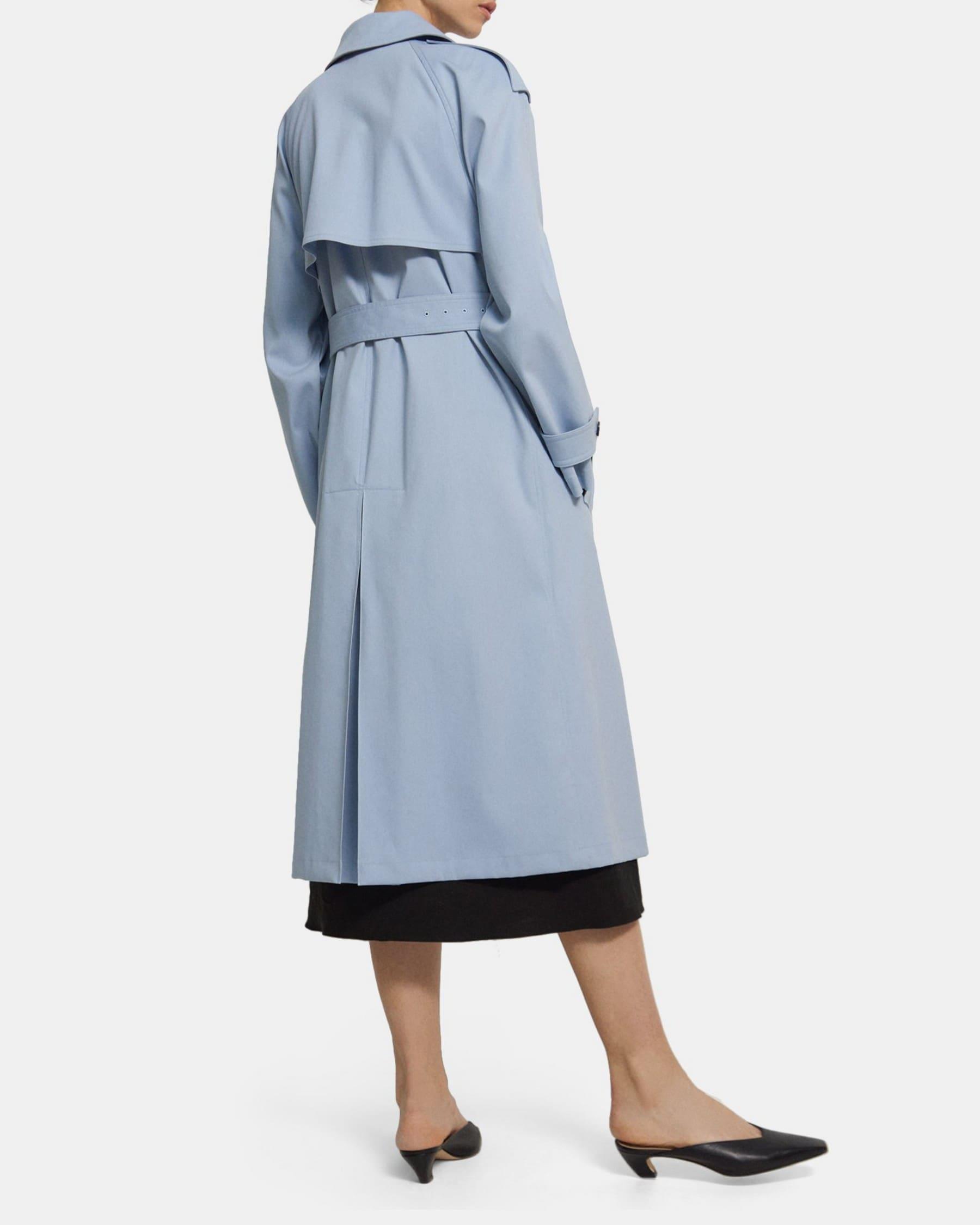 Belted Trench Coat in Technical Twill Product Image