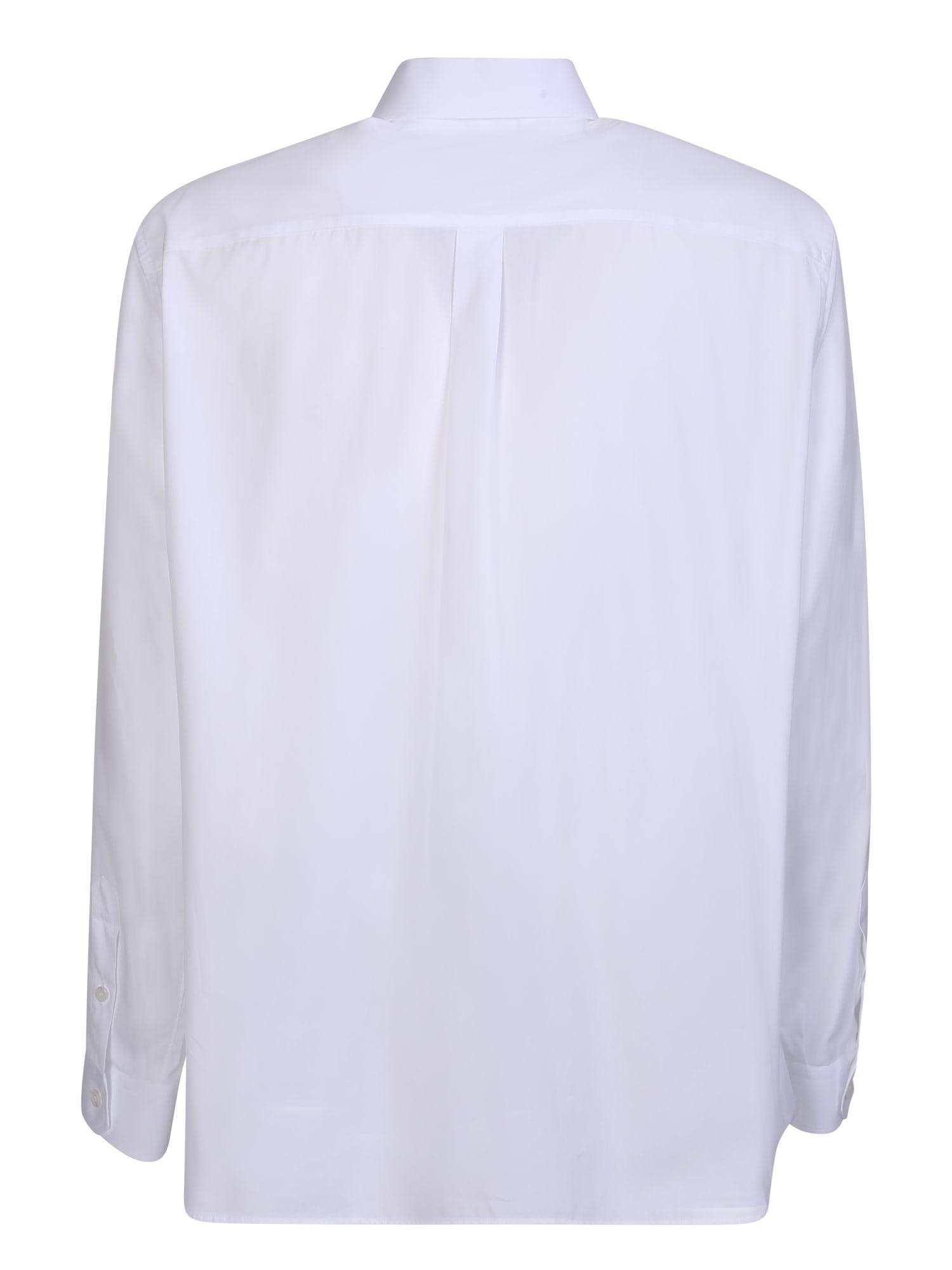 Chest Logo Patch White Shirt Product Image