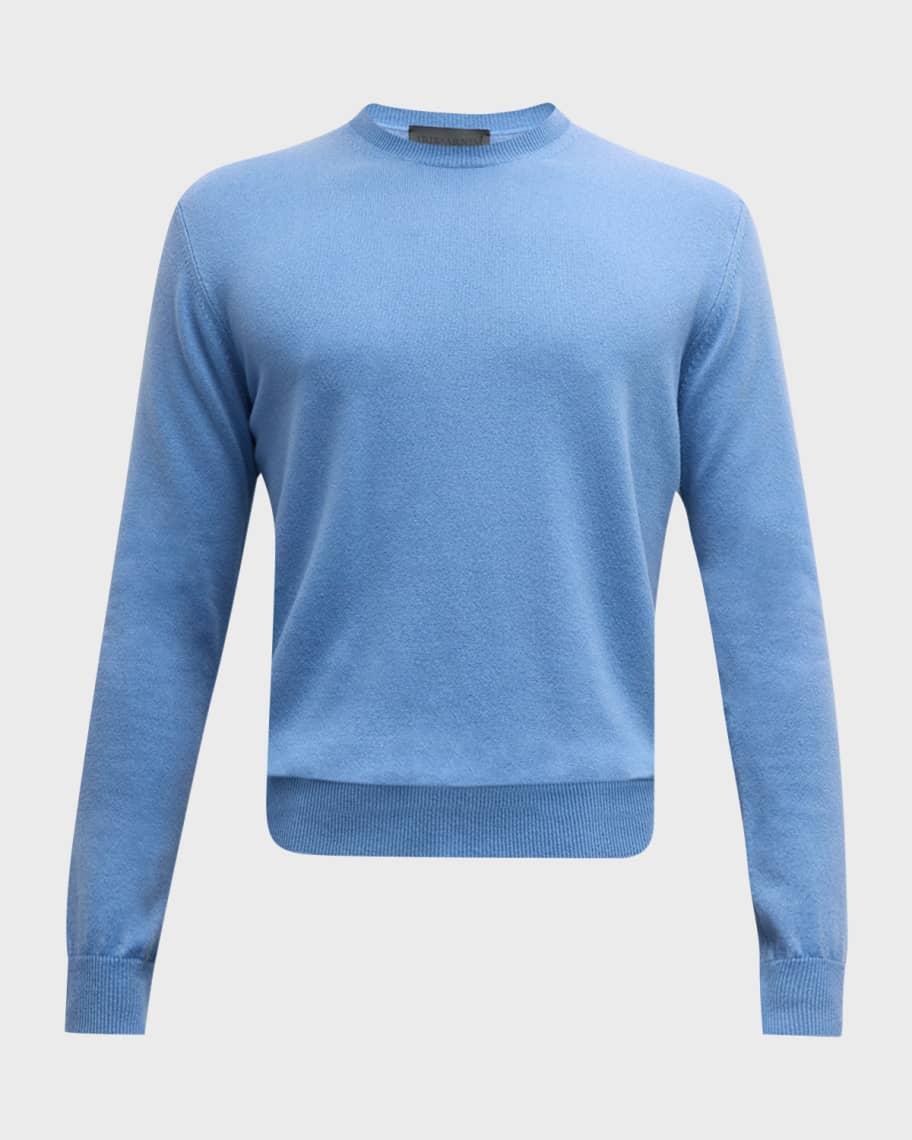 Men's Stonewashed Cashmere Crewneck Sweater Product Image