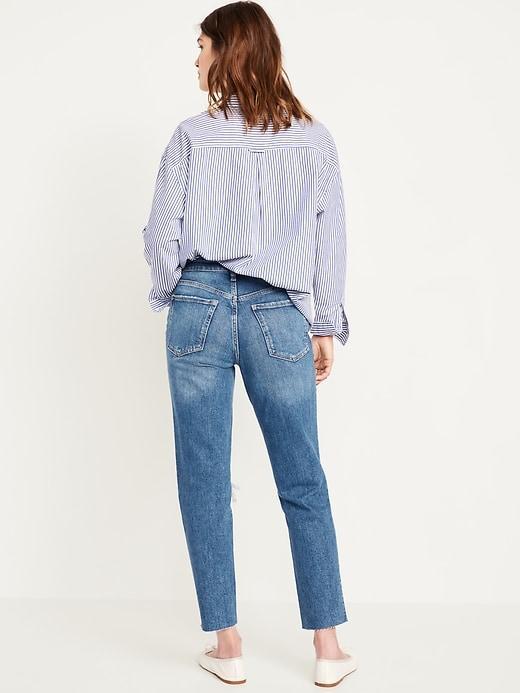 High-Waisted OG Straight Ankle Jeans Product Image