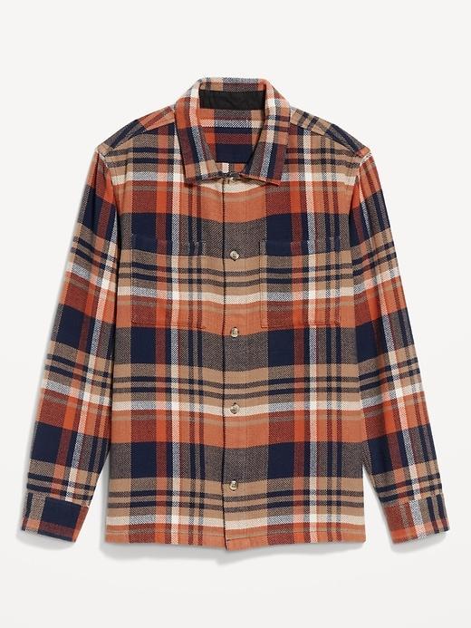 Heavyweight Plaid Flannel Shirt Product Image