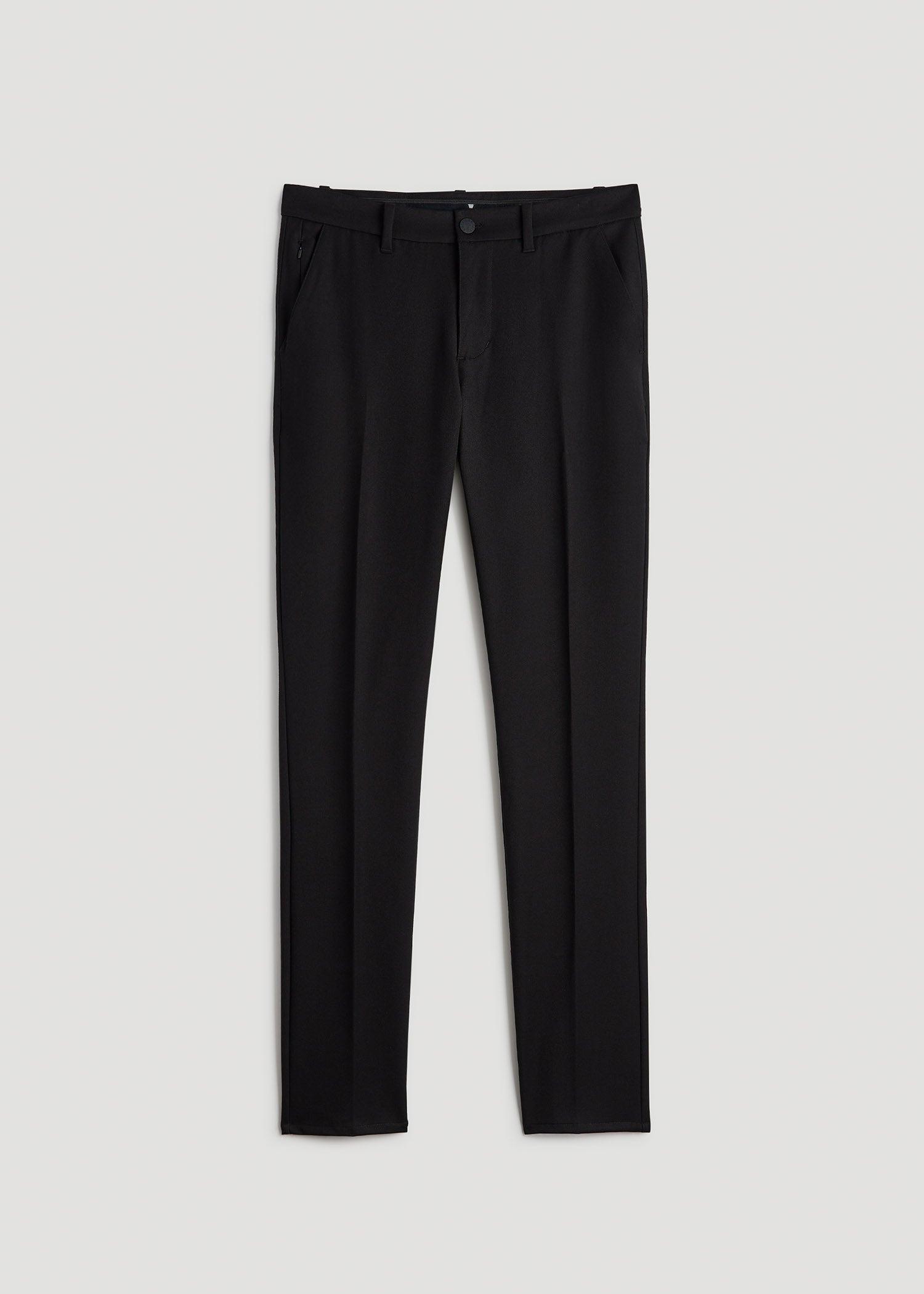 TAPERED-FIT Stretch Dress Pants for Tall Men in Charcoal Heather Male Product Image