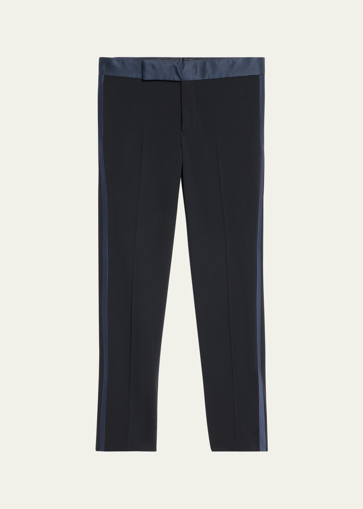 Men's Soho Satin-Trim Tuxedo Trousers Product Image