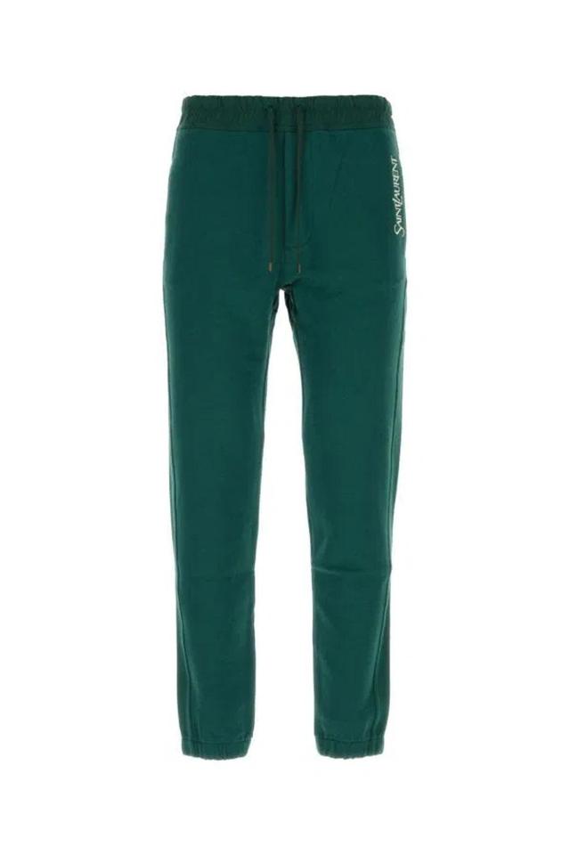 Bottle Green Slim Fit Joggers Product Image