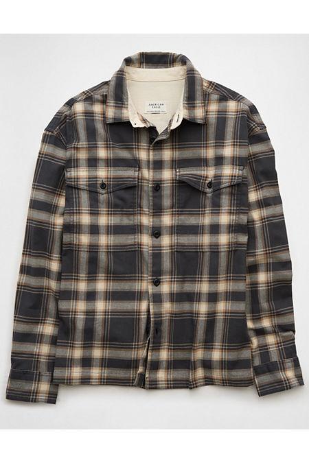 AE Stretch Flannel Long-Sleeve Button-Up Shirt Men's Product Image