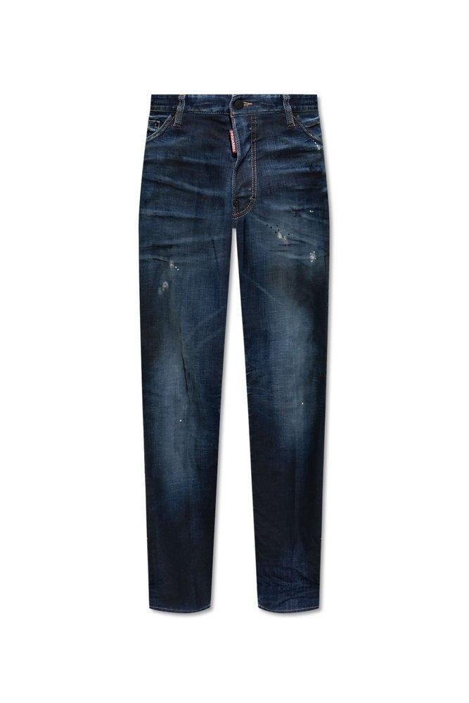 DSQUARED2 Distressed Cool Guy Jeans In Navy product image