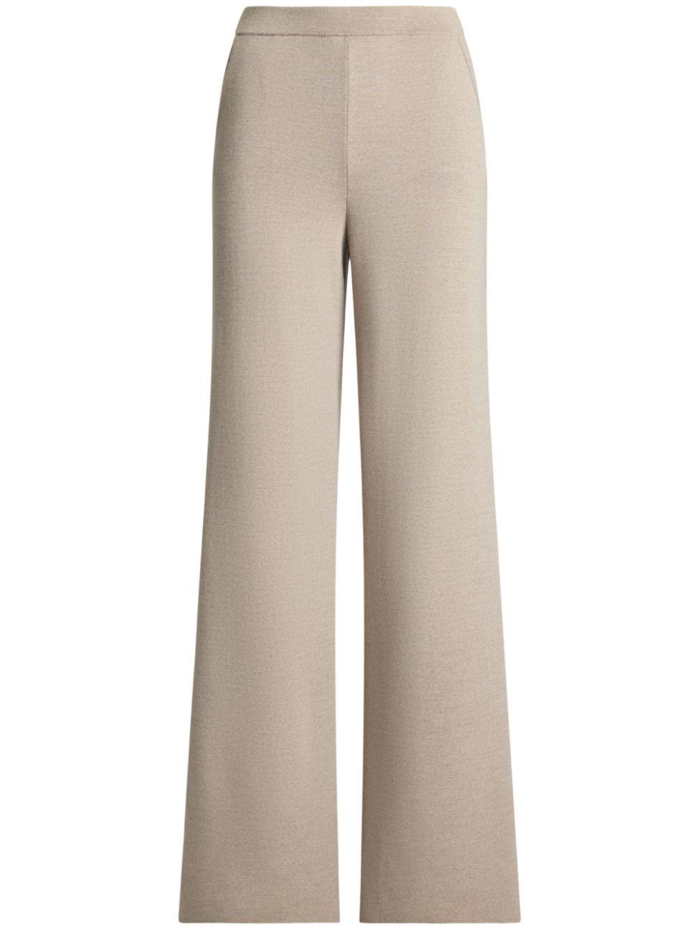 POLO RALPH LAUREN Isaiah Herringbone Wide-leg Trousers In Neutrals Product Image