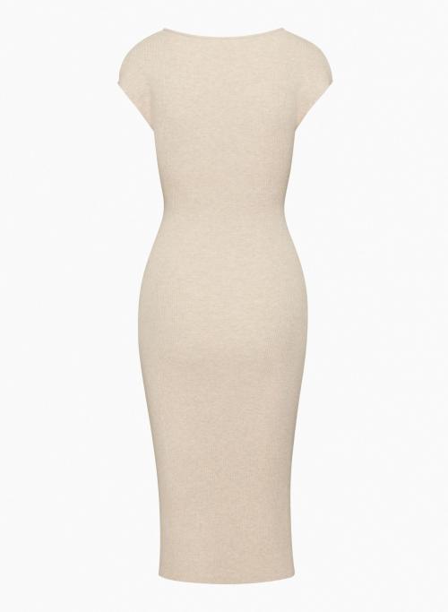 cut-out knit midi dress Product Image