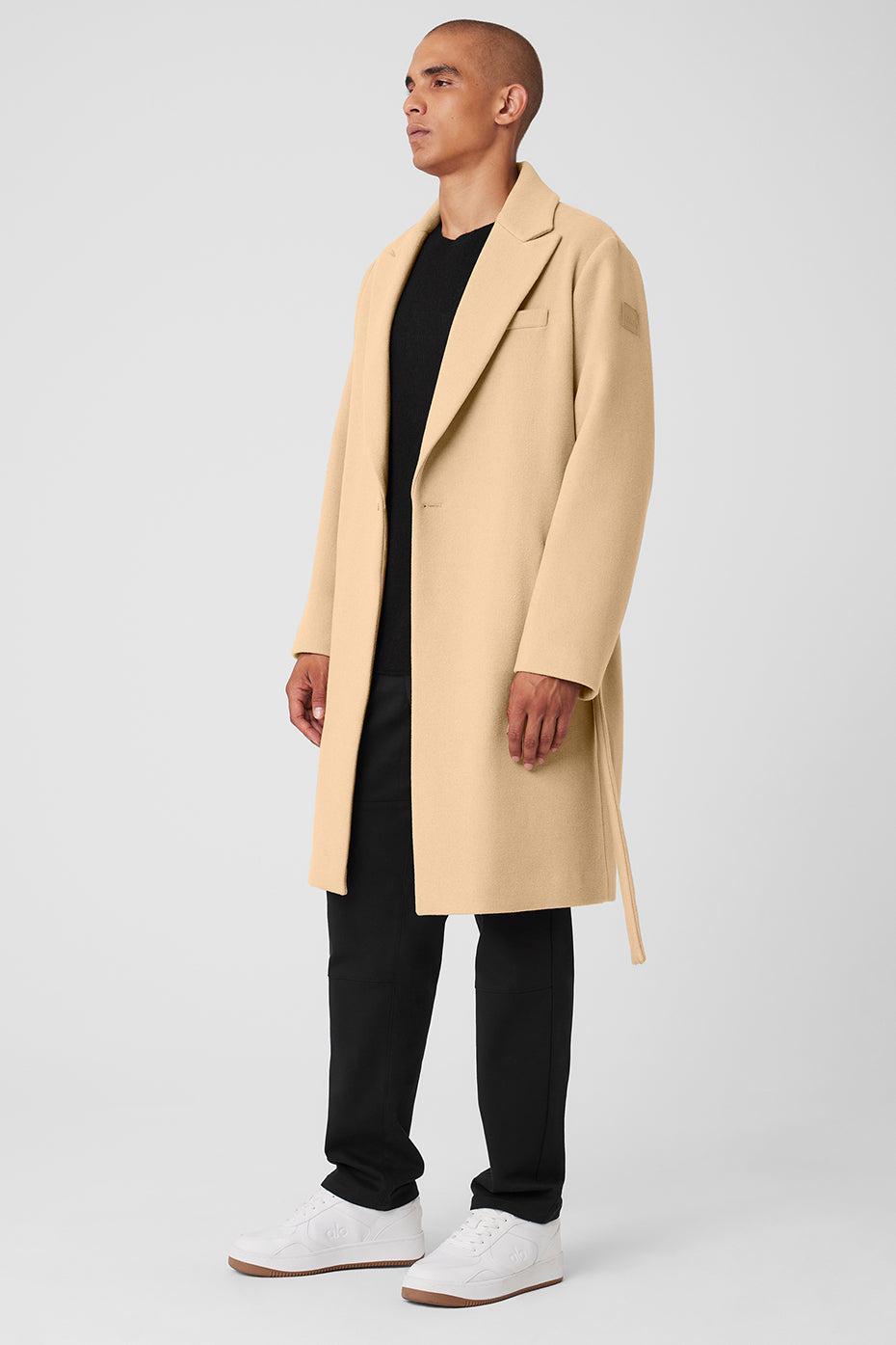 Wool Gameday Overcoat - Camel Product Image