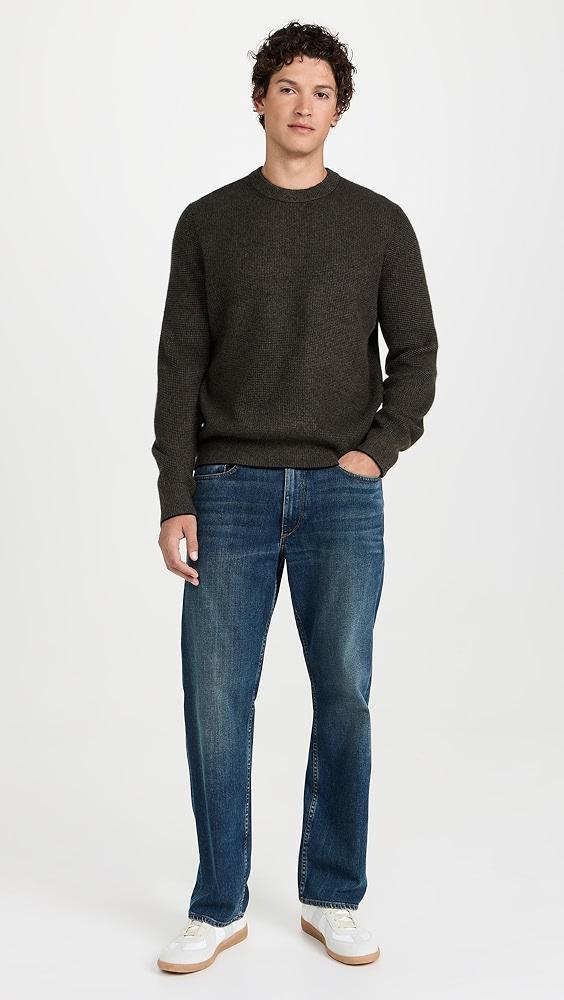 Vince Boiled Cashmere Thermal Crew | Shopbop Product Image