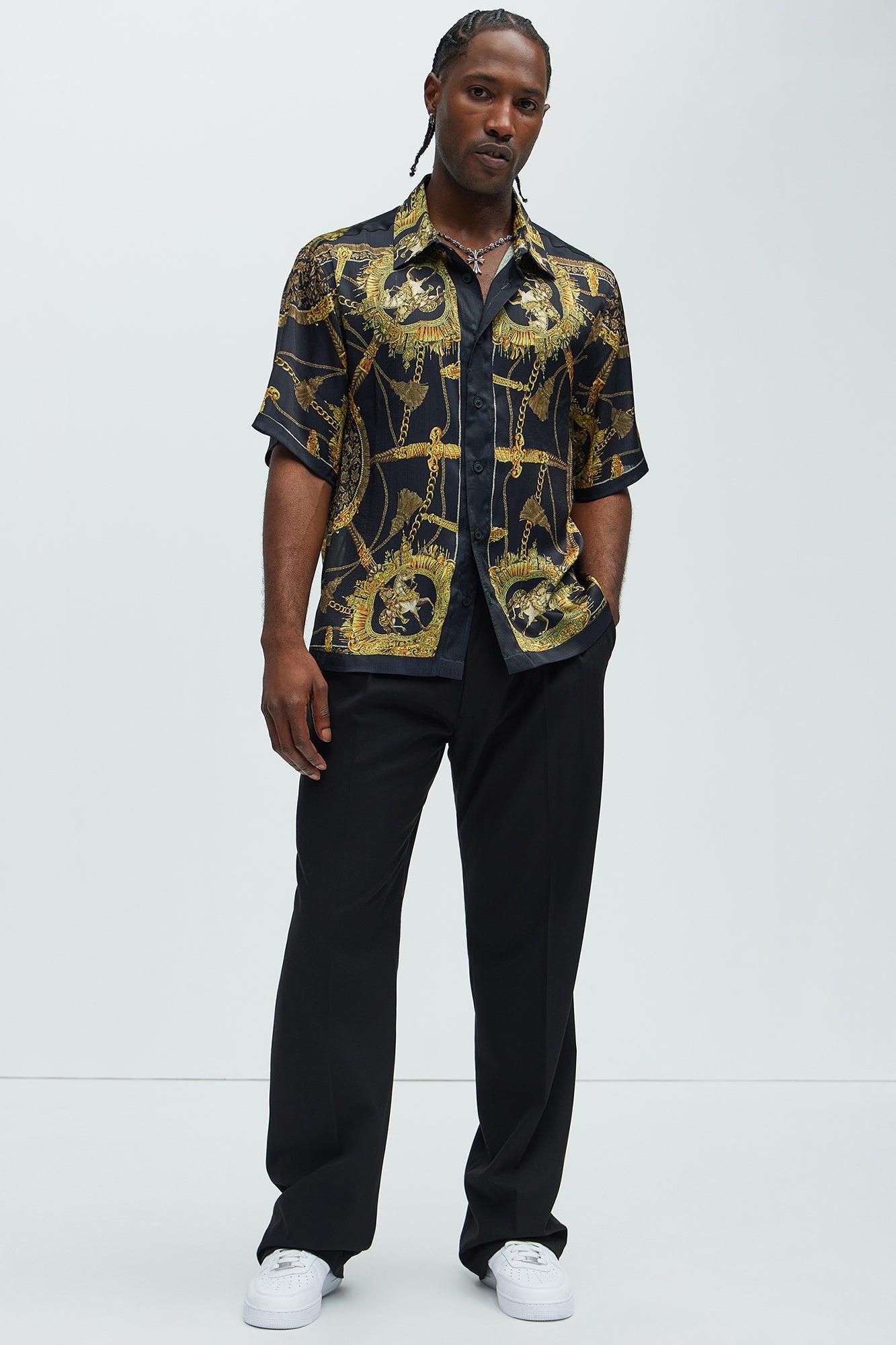 Del Corso Printed Shirt - Black/combo Product Image