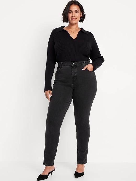 High-Waisted Vintage Slim Jeans product image