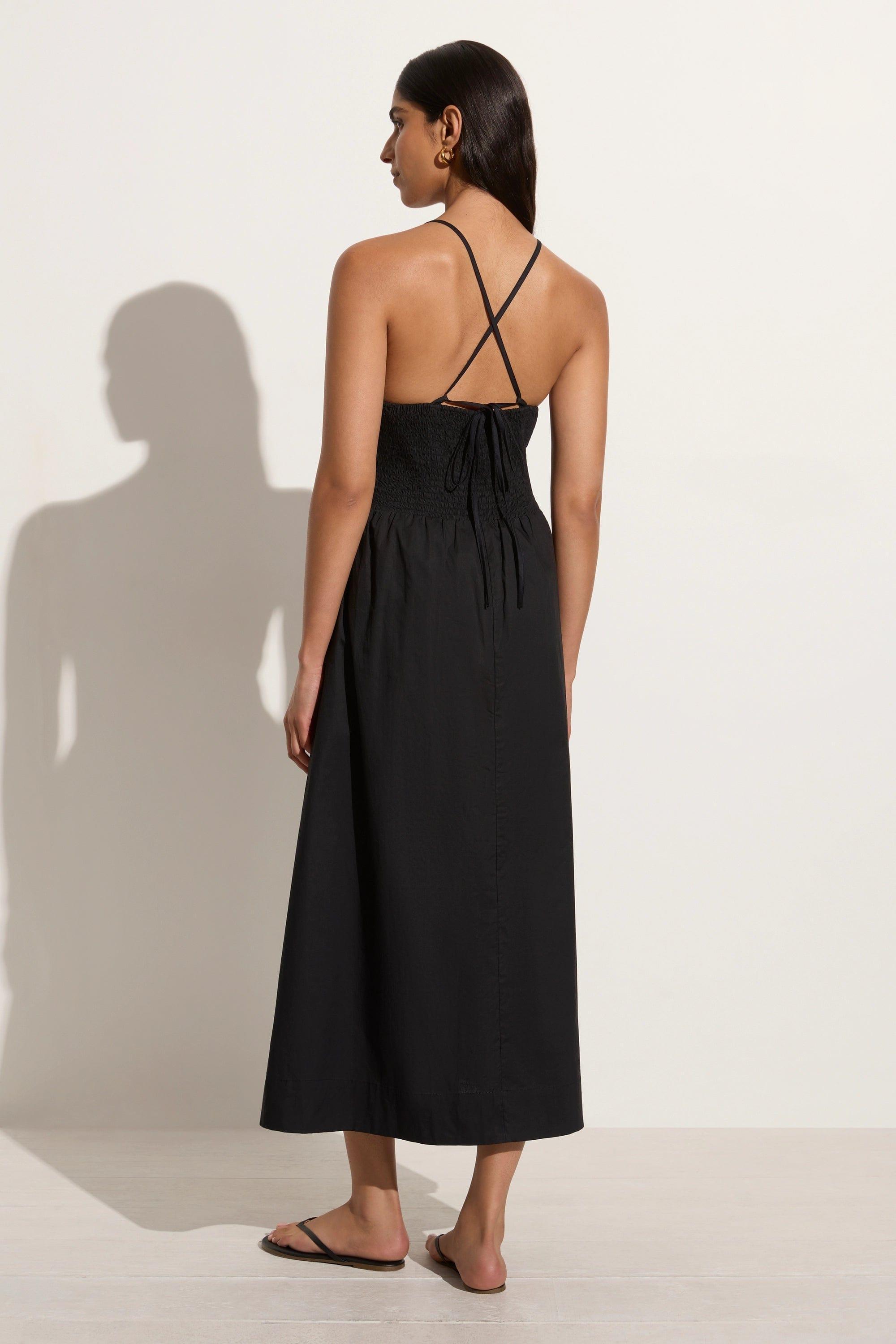 Camera Midi Dress Black Product Image