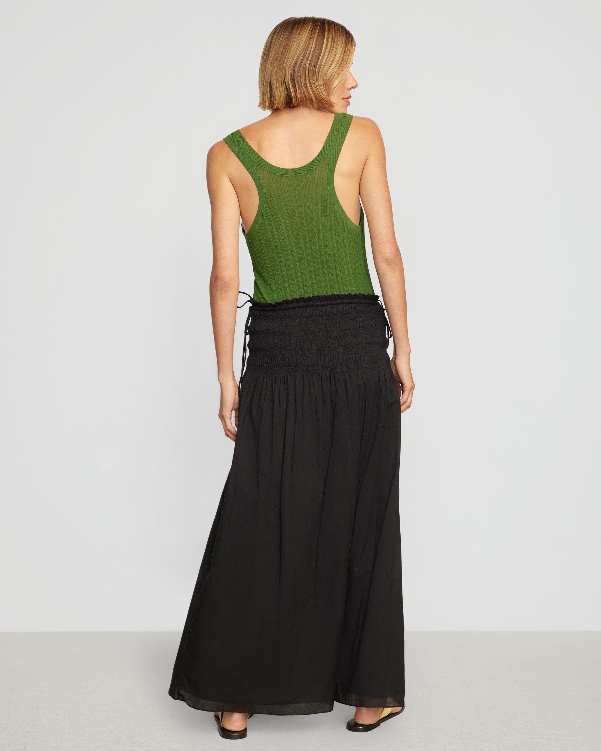 Adé Smocked-Waist Maxi Skirt Product Image