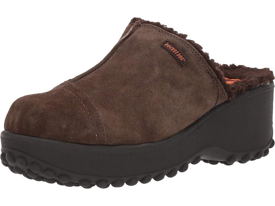 Rocket Dog Fran (Chocolate Nubuck) Women's Clog Shoes Product Image