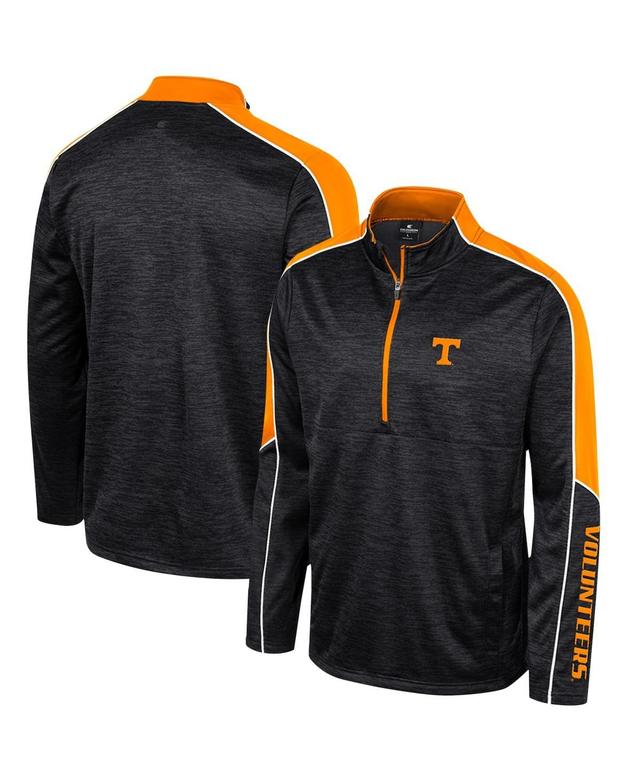 Mens Colosseum Tennessee Orange Tennessee Volunteers Marled Half-Zip Jacket Product Image