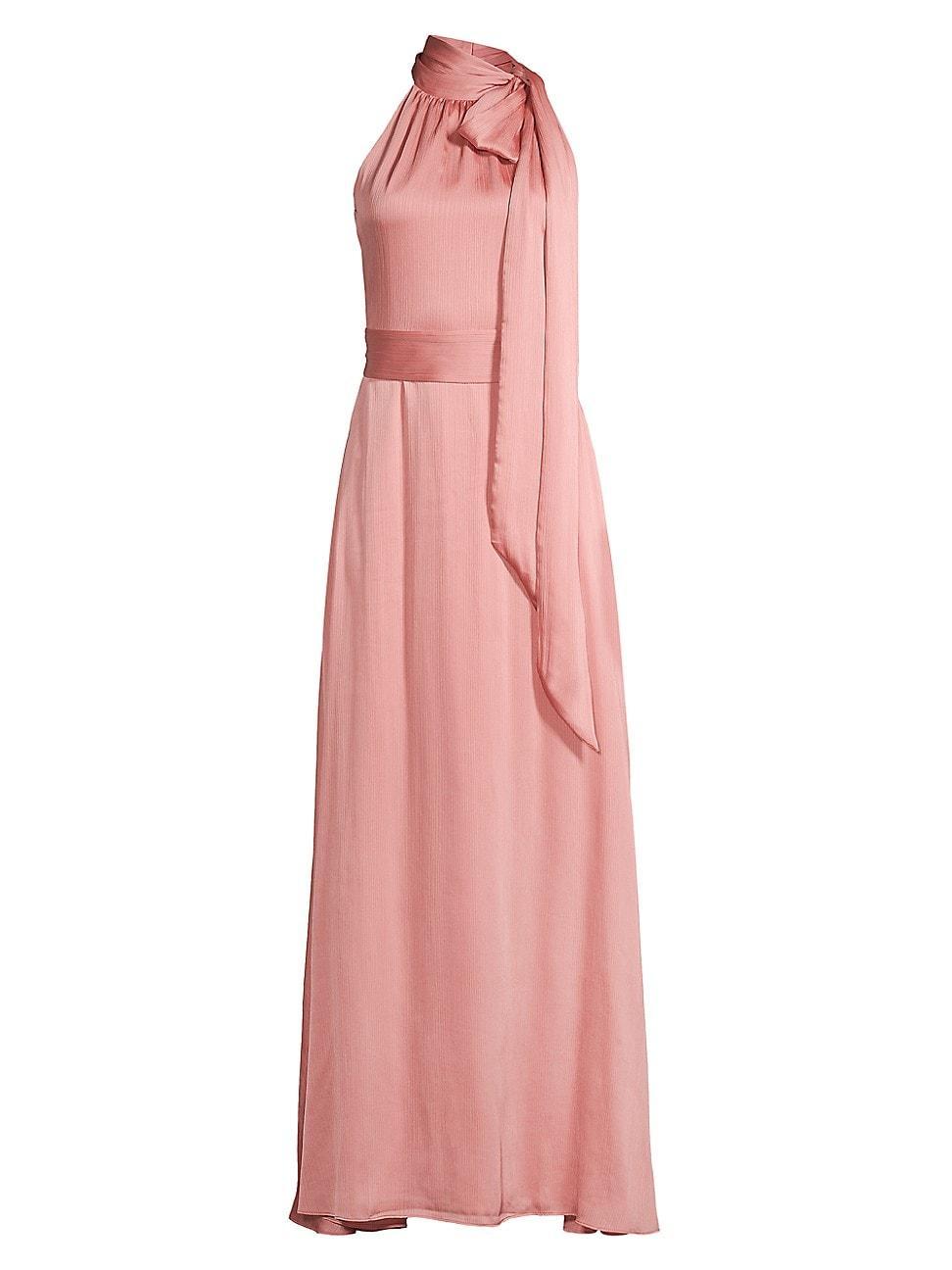 Womens Kayla Tie High Neck Gown Product Image