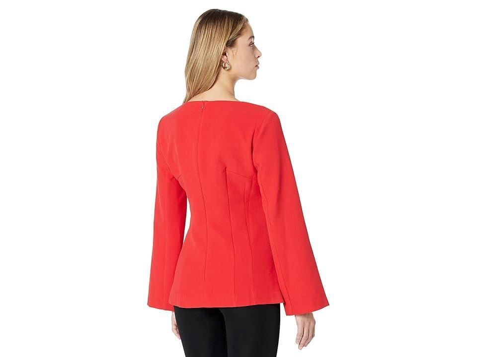 Trina Turk Legendary Top (Mars Red) Women's Clothing Product Image