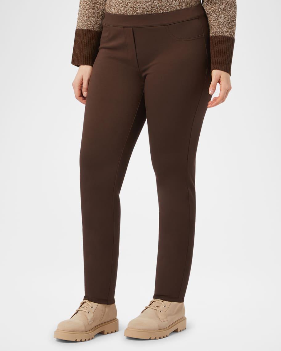 Plus Size Sublime Skinny Twill Jersey Trousers Product Image