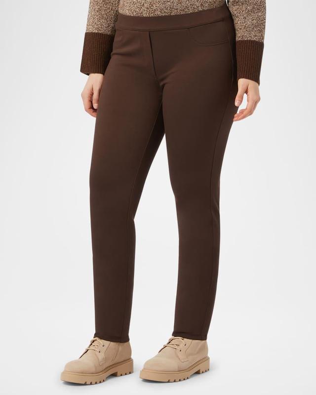 Plus Size Sublime Skinny Twill Jersey Trousers Product Image