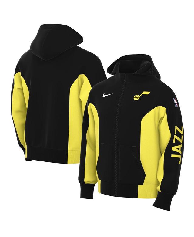 Mens Nike Black Utah Jazz 2023/24 Authentic Showtime Full-Zip Hoodie Product Image