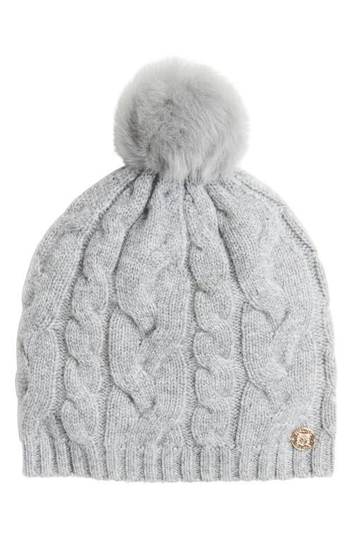 Bruno Magli Cashmere Cable Pompom Beanie product image