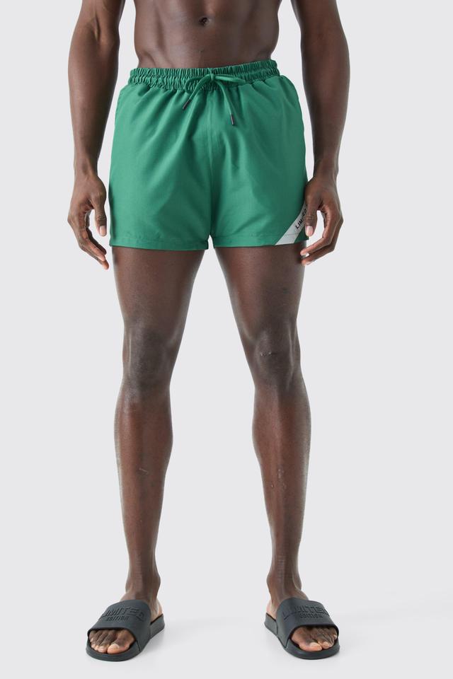 Short Length Ripstop Limited Edition Swim Short | boohooMAN USA Product Image