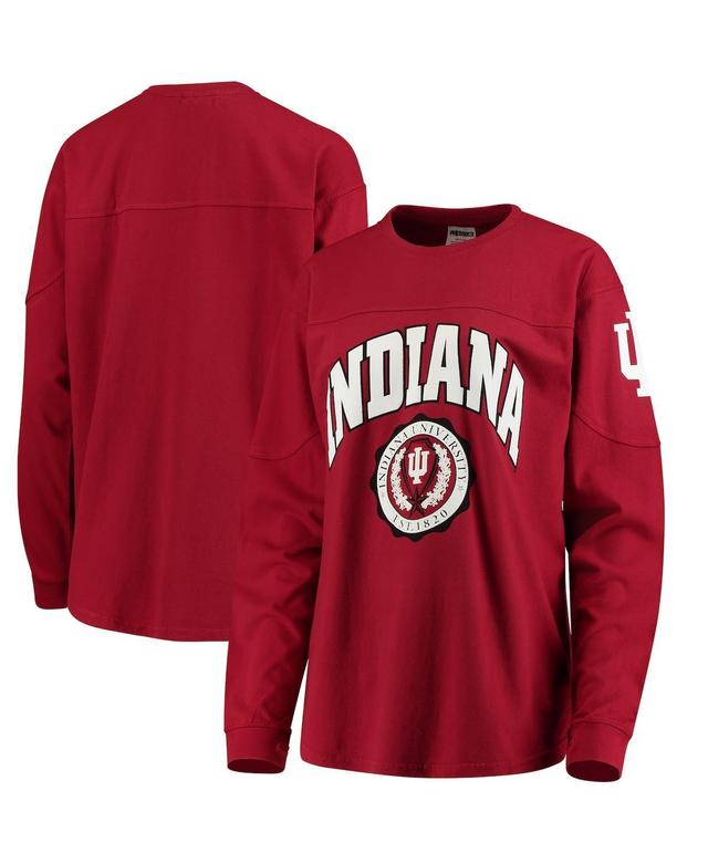 Womens Crimson Indiana Hoosiers Edith Long Sleeve T-shirt Product Image