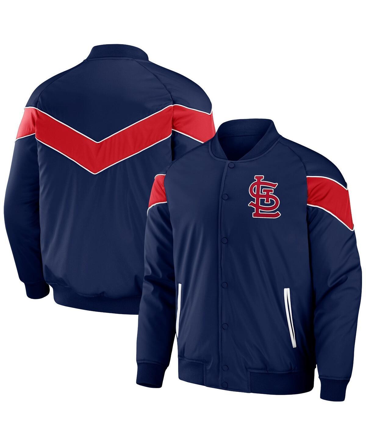 Mens Darius Rucker Collection by Fanatics Navy St. Louis Cardinals Baseball Raglan Full-Snap Jacket Product Image