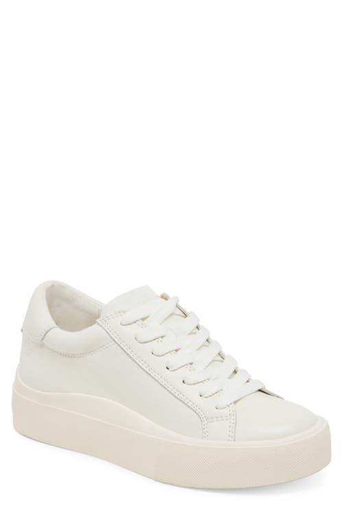 Zayn Platform Sneaker In White Leather Product Image