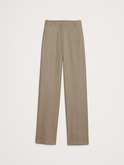 High-Rise Modern Straight Refined Pant Product Image