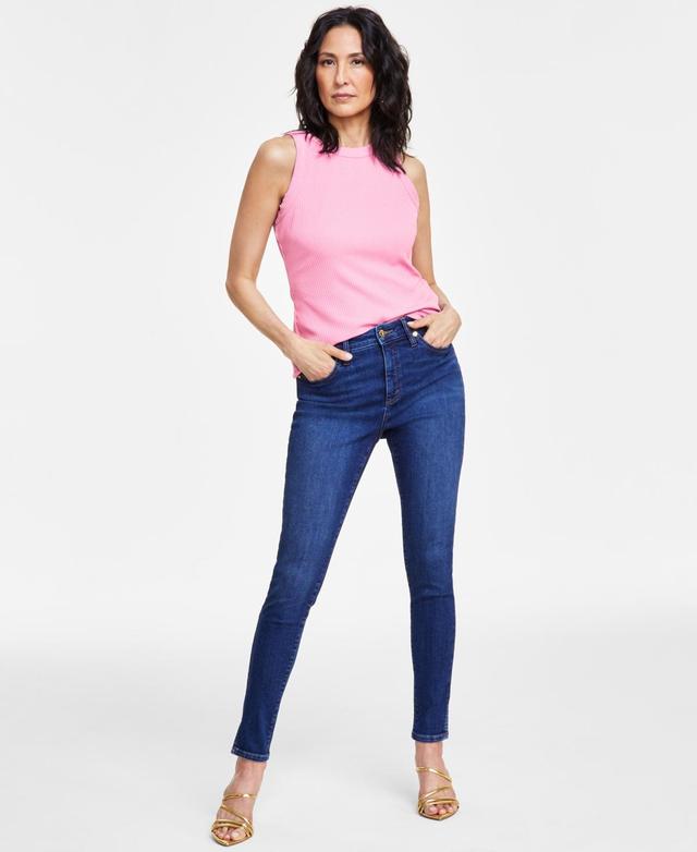 Women's High-Rise Side-Slit Skinny Jeans, Created for Macy's  Product Image