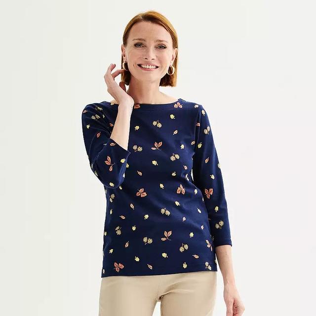 Womens Croft & Barrow Boatneck Top Product Image