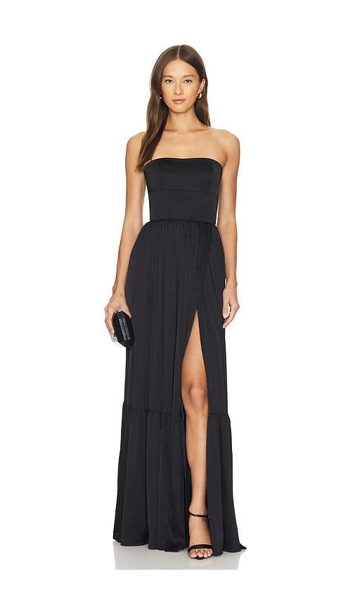 Lovers and Friends Brylee Gown in Black Product Image